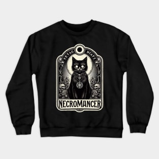 cat necromancer Crewneck Sweatshirt